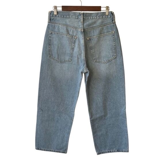 Anthropologie Etica Altin Loose Crop Ithaca Distressed Ripped Jeans Size 29 NWT - Picture 10 of 15